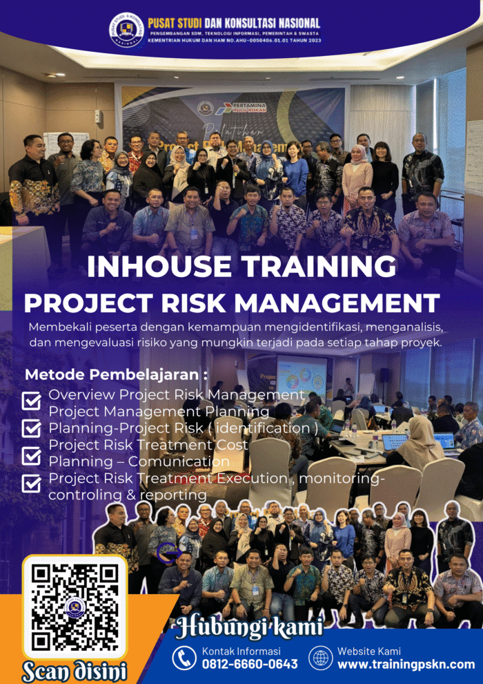 Project Risk Management Workshops Inhouse Training Project Risk Management - Training PSKN | Pelatihan ...