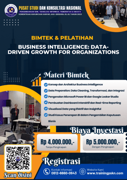Pelatihan Business Intelligence Data-Driven Growth for Organizations