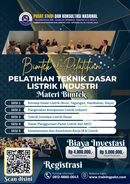 Pelatihan Teknik Dasar Listrik Industri