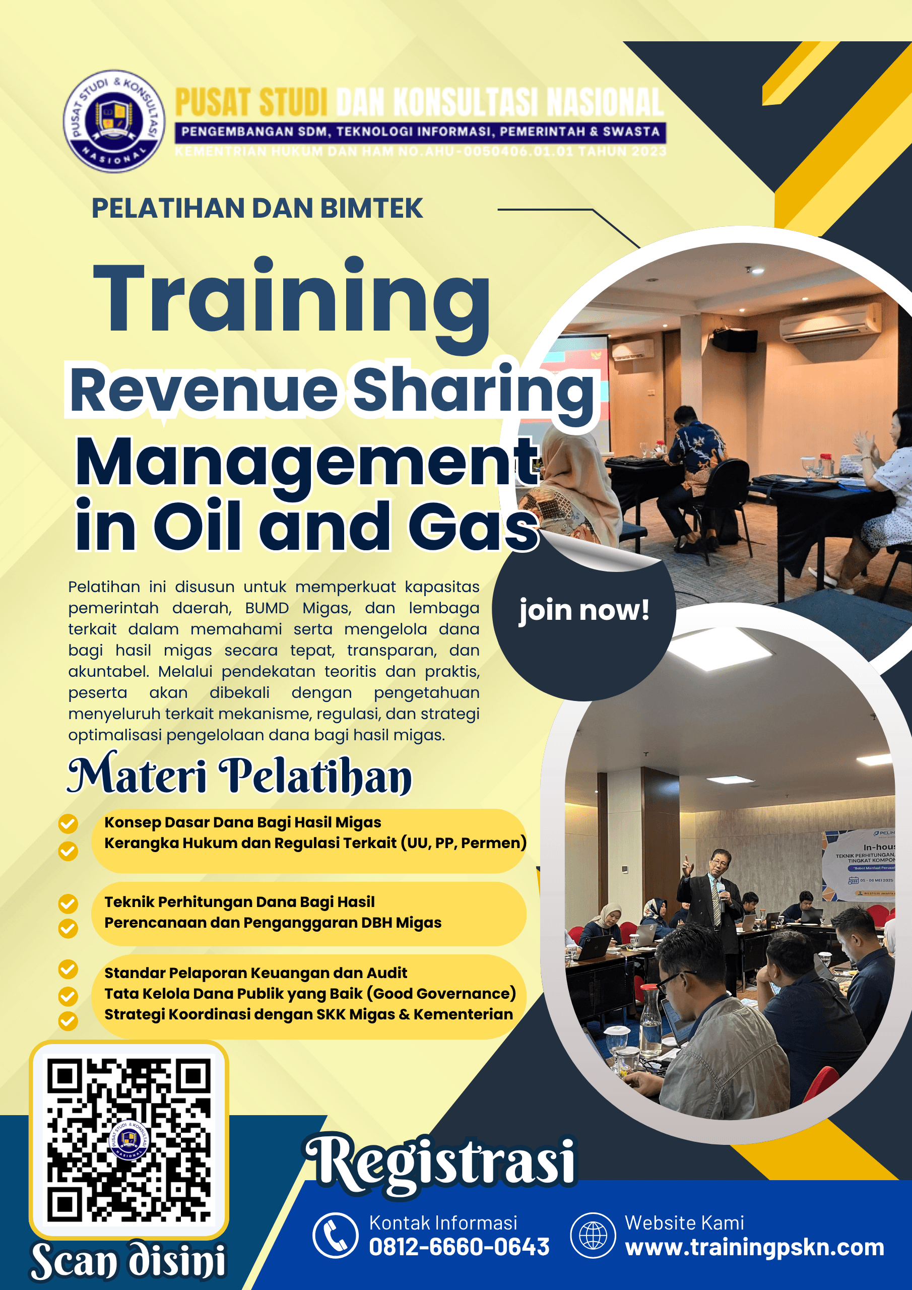 Training Revenue Sharing Management in Oil and Gas Training Revenue Sharing Management