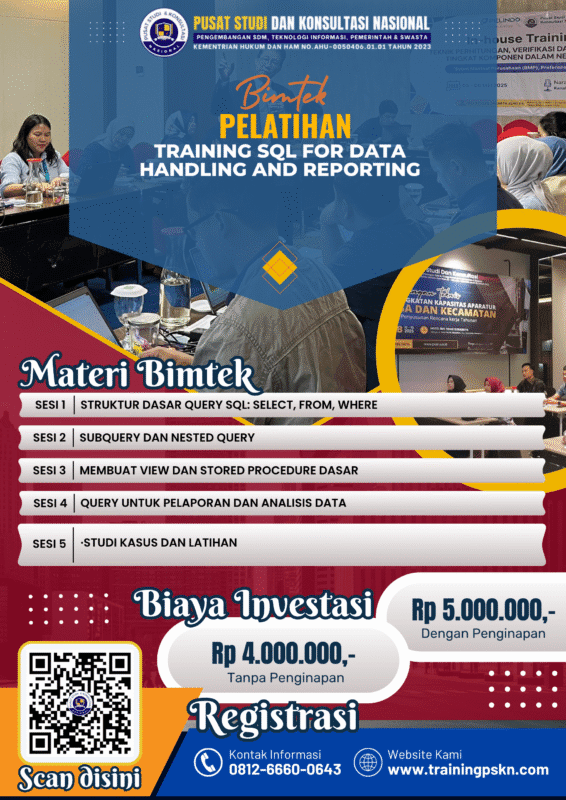 Training SQL For Data Handling And Reporting - Training PSKN ...