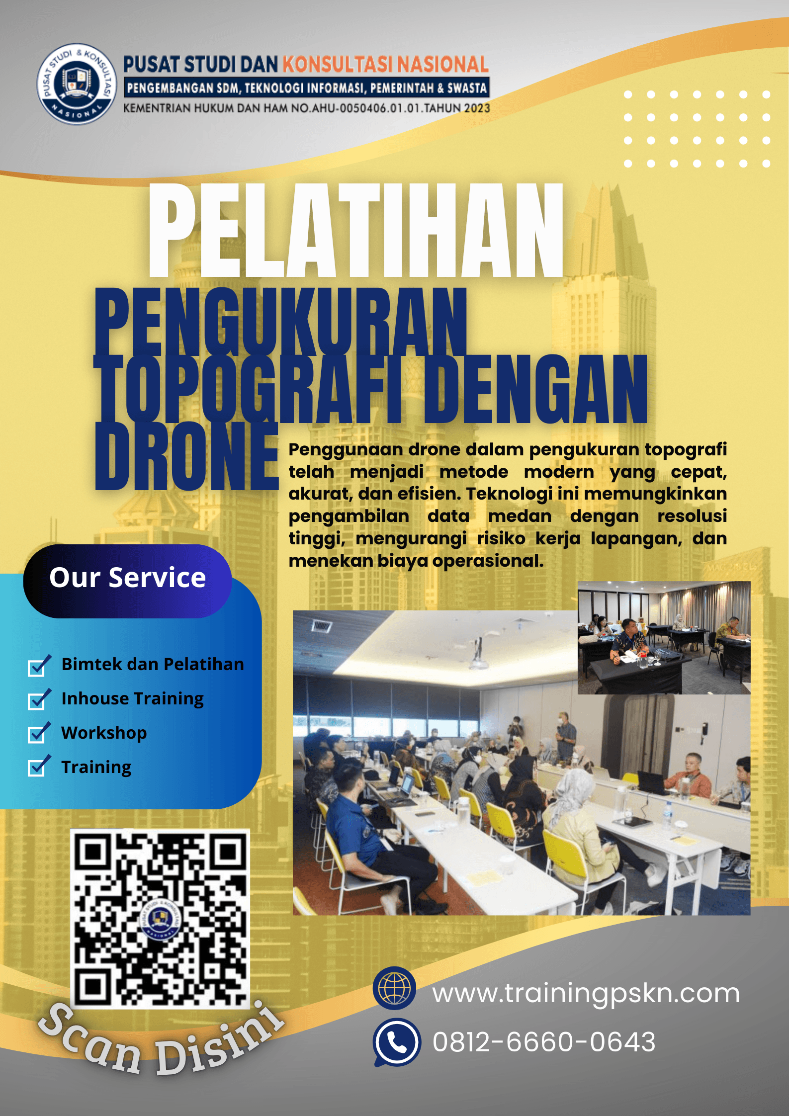 BIMTEK PENGUKURAN TOPOGRAFI DENGAN DRONE