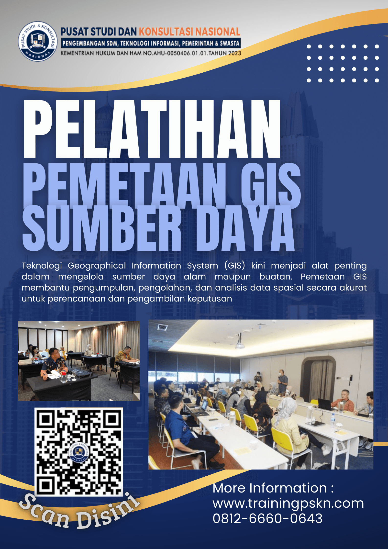 PELATIHAN PEMETAAN GIS SUMBER DAYA