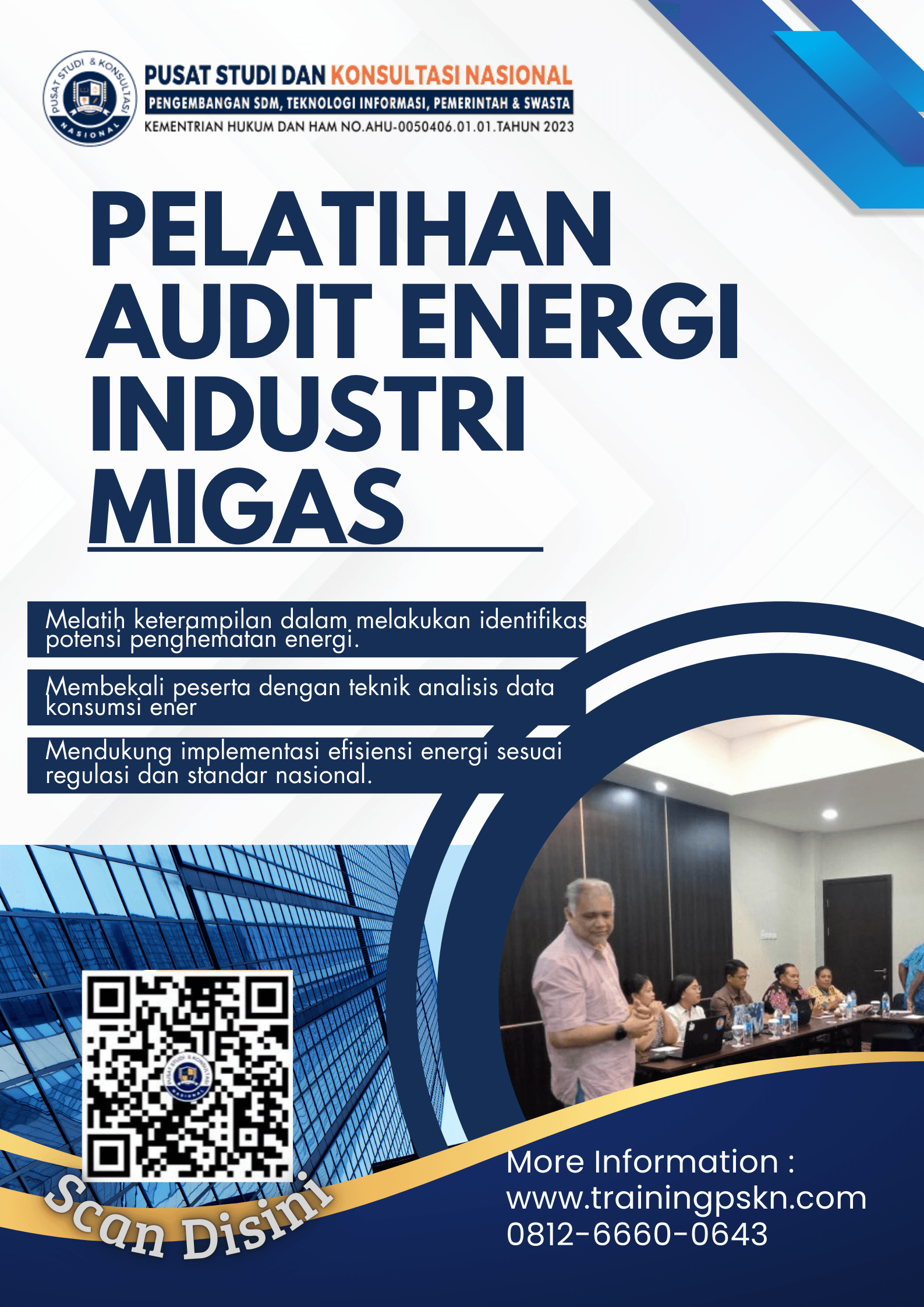 Pelatihan Audit Energi Industri Migas