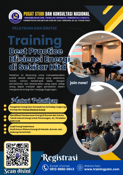Pelatihan Best Practice Efisiensi Energi di Sekitar Kita