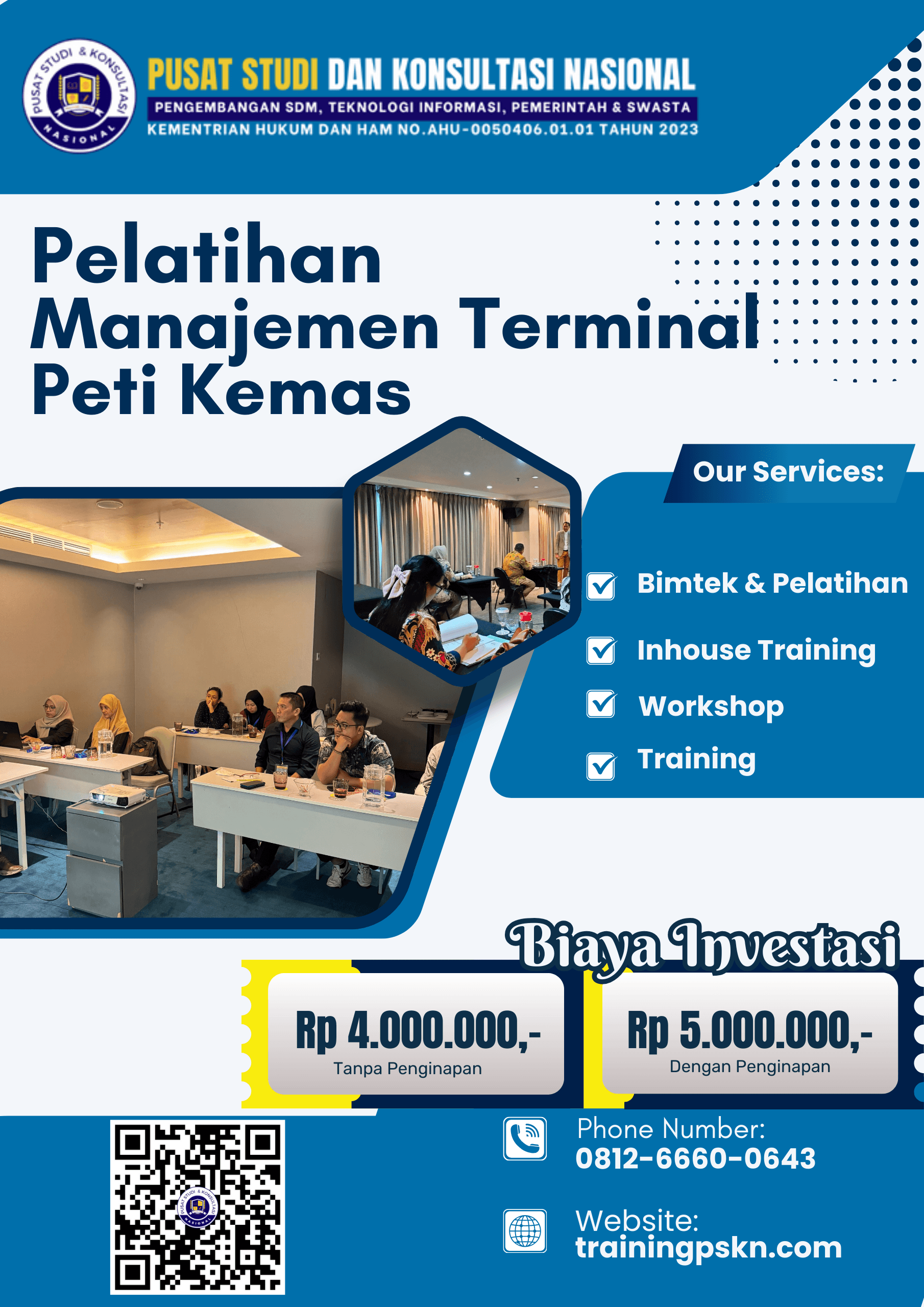 Pelatihan Manajemen Terminal Peti Kemas