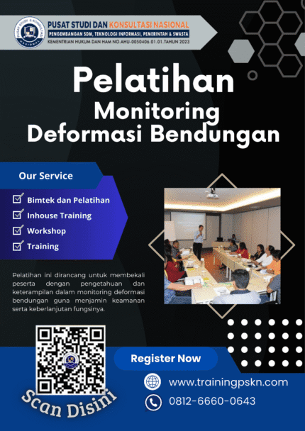 Pelatihan Monitoring Deformasi Bendungan