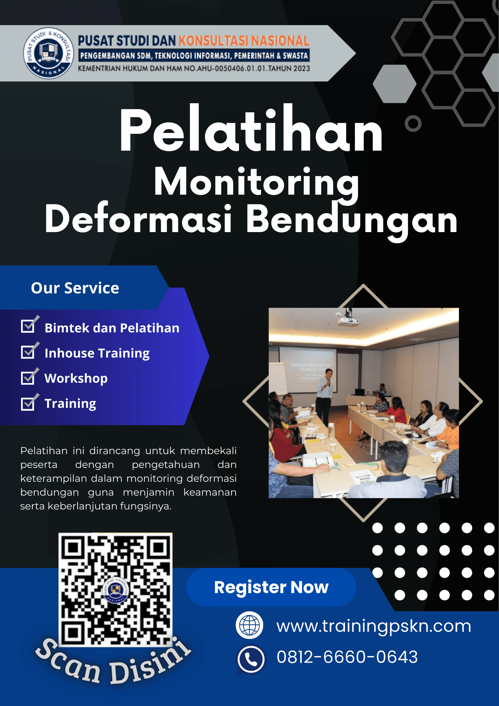 Pelatihan Monitoring Deformasi Bendungan Pelatihan Monitoring Deformasi Bendungan