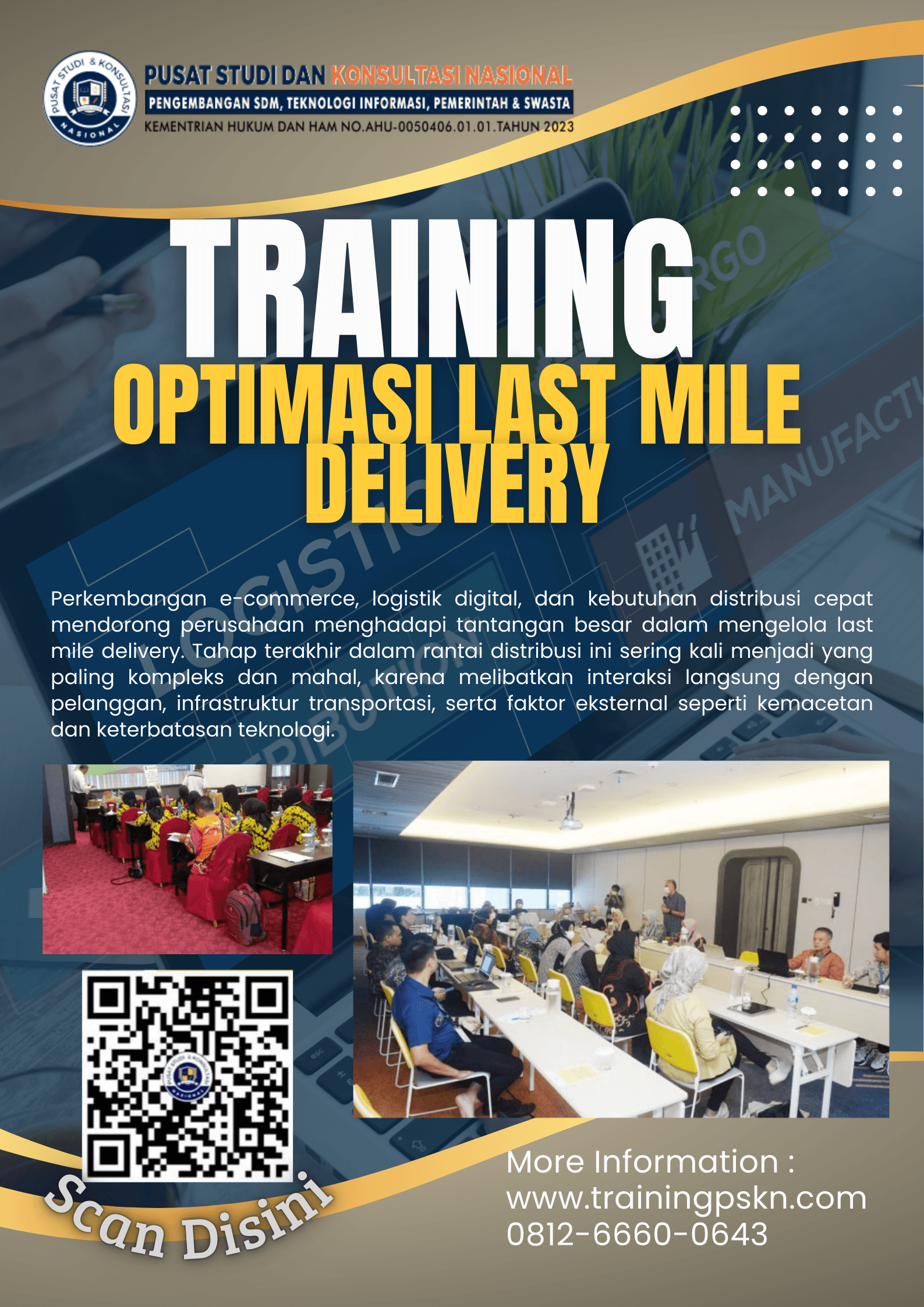 Pelatihan Optimasi Last Mile Delivery Pelatihan Optimasi Last Mile Delivery