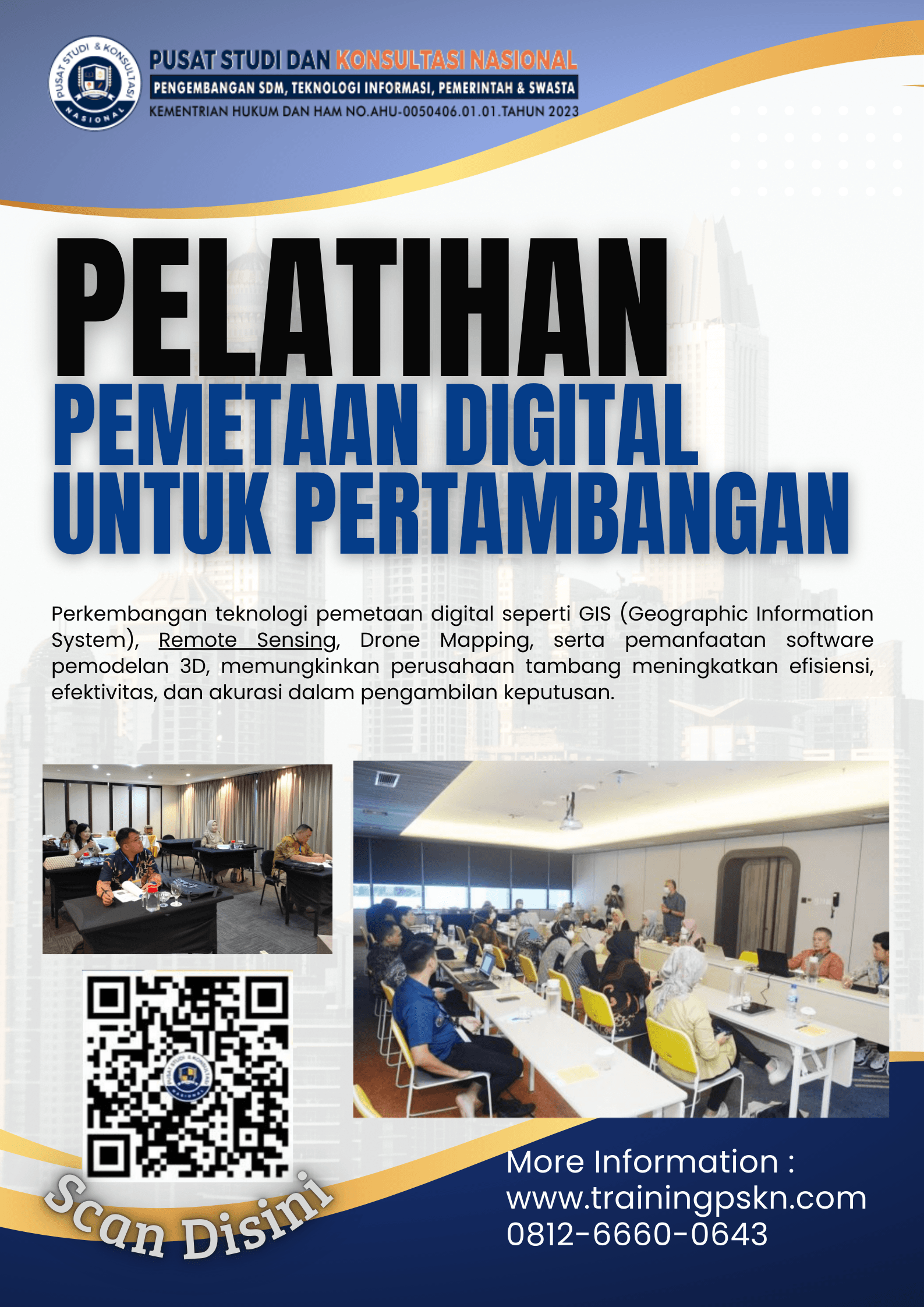 Pelatihan Pemetaan Digital untuk Pertambangan