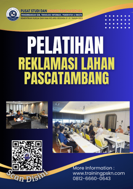 Pelatihan Reklamasi Lahan Pascatambang