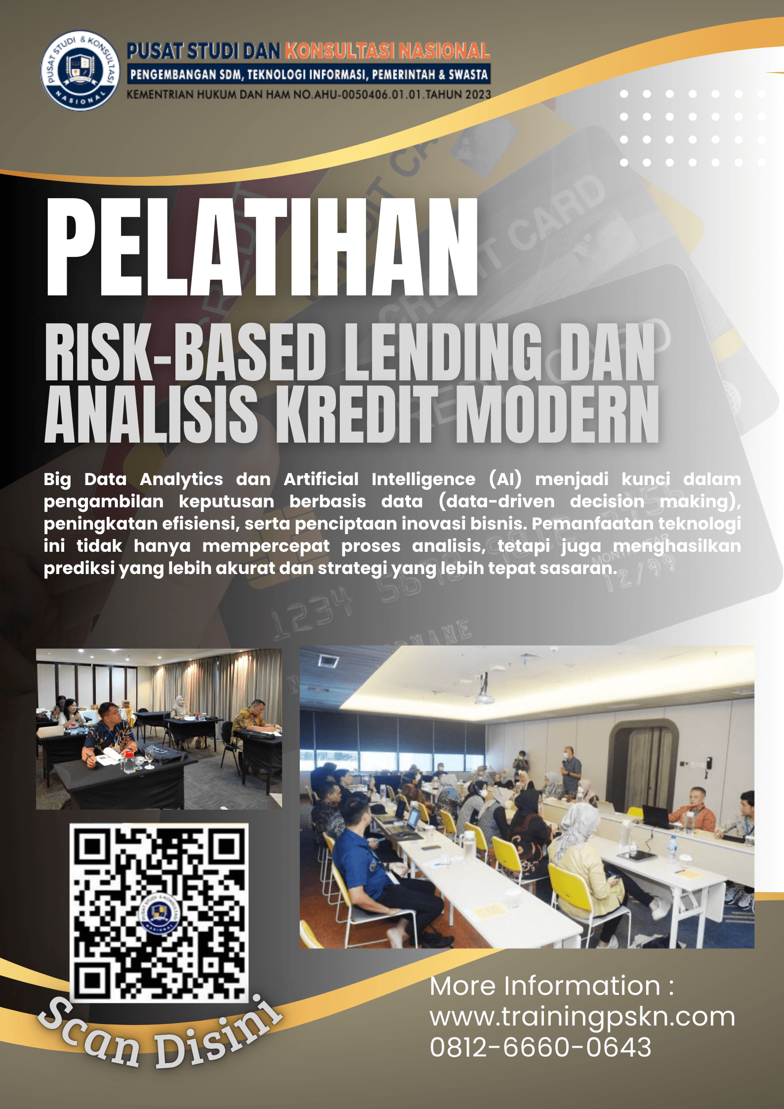 Pelatihan Risk-Based Lending dan Analisis Kredit Modern
