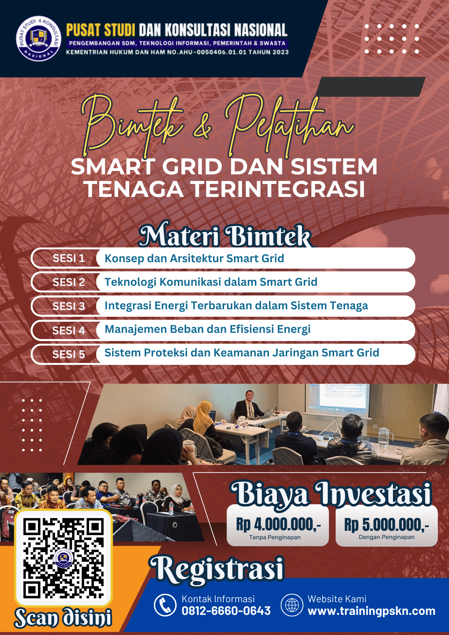 Pelatihan Smart Grid dan Sistem Tenaga Terintegrasi
