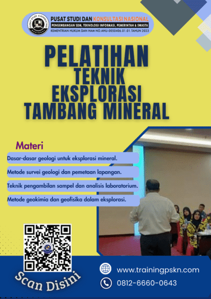 Pelatihan Teknik Eksplorasi Tambang Mineral