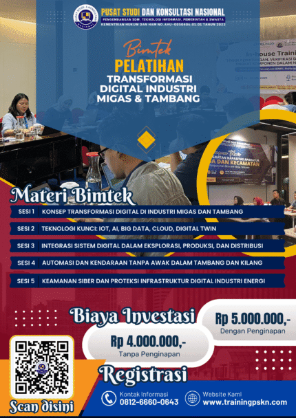 Pelatihan Transformasi Digital Industri Migas & Tambang