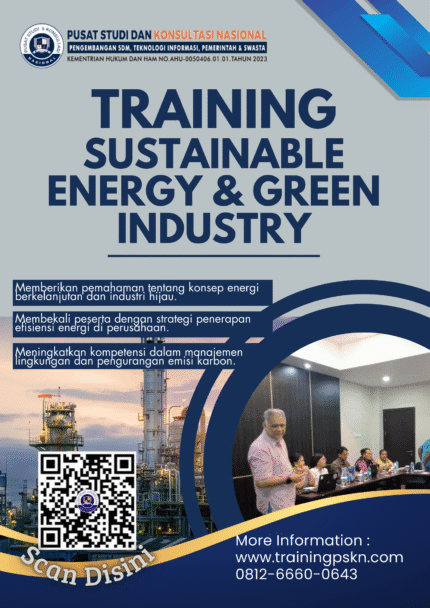 TRAINING SUSTAINABLE ENERGY DAN GREEN INDUSTRY
