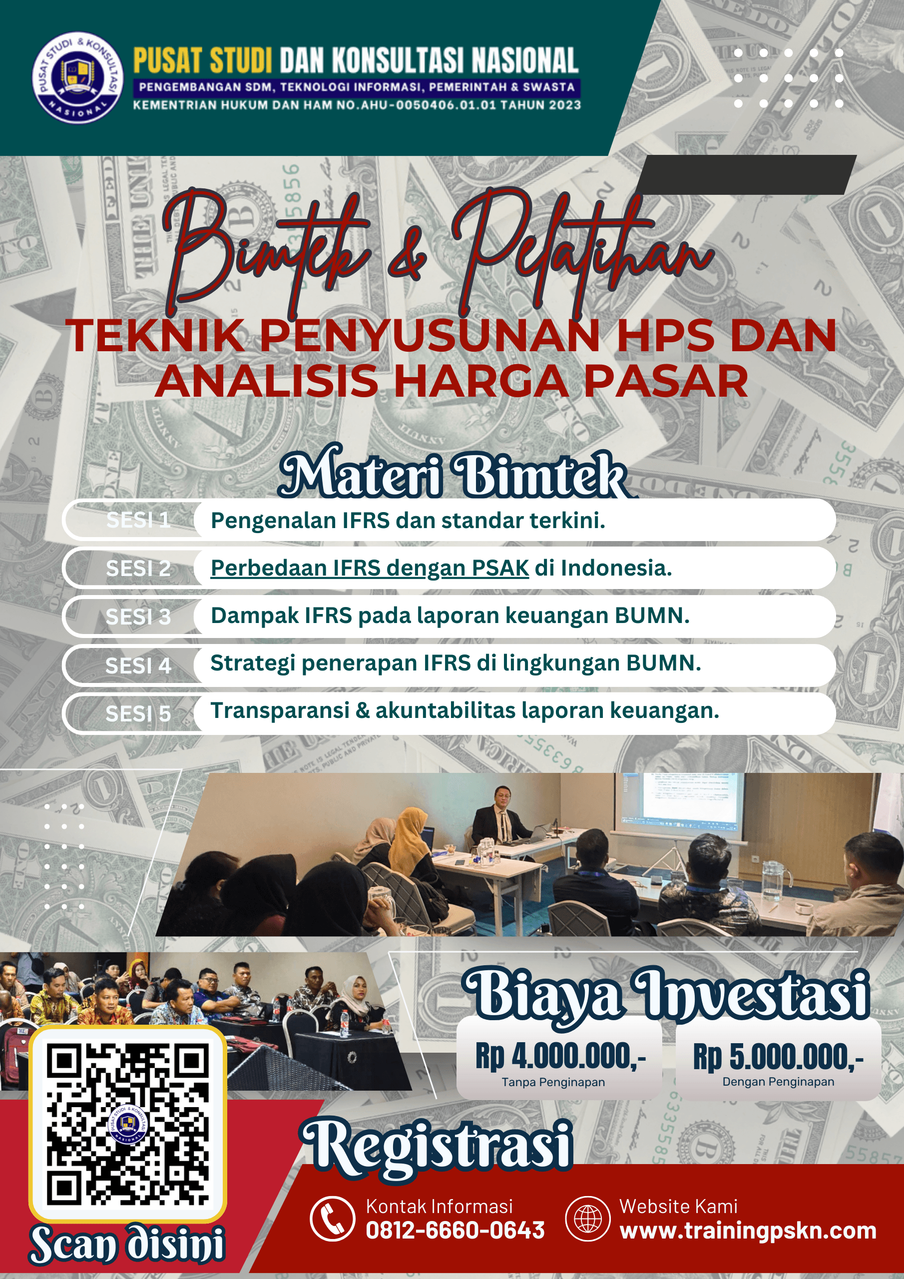 BIMTEK TEKNIK PENYUSUNAN HPS DAN ANALISIS HARGA PASAR