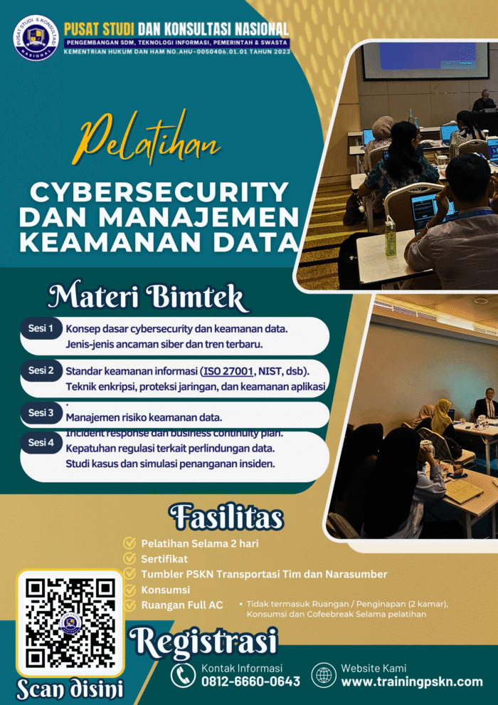 Pelatihan Cybersecurity Dan Manajemen Keamanan Data - Training PSKN ...