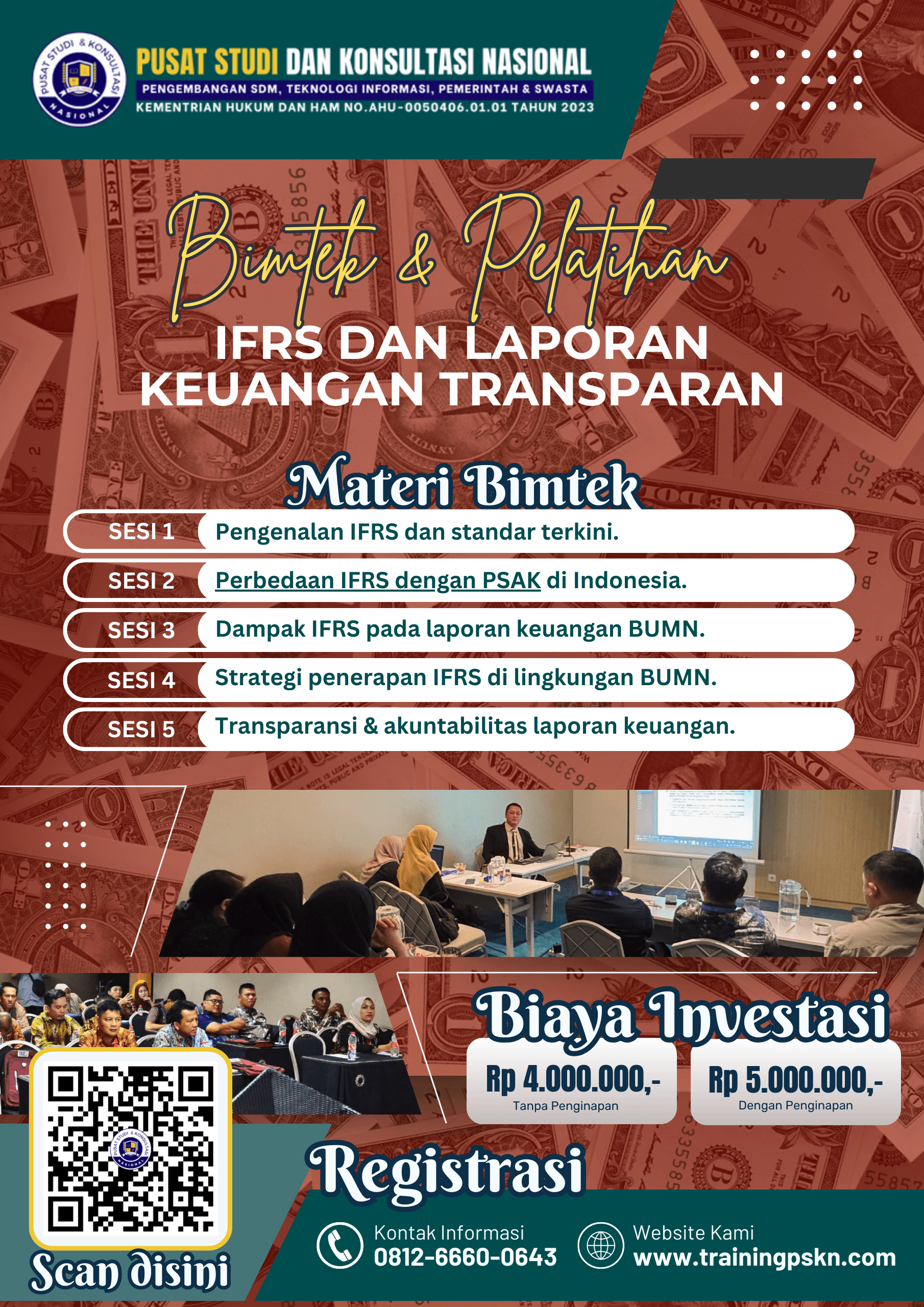 Pelatihan IFRS dan Laporan Keuangan Transparan