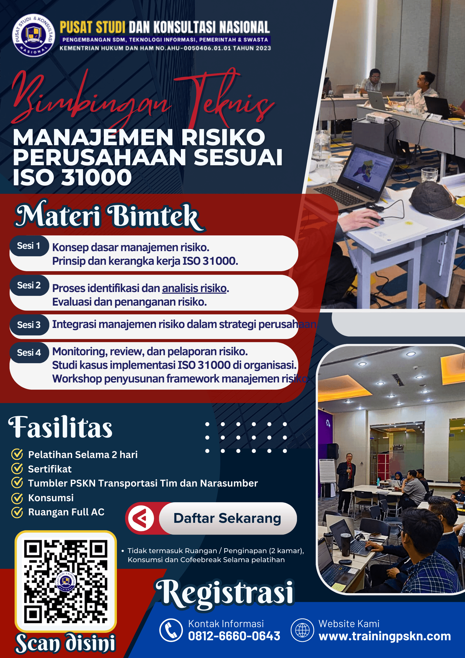 Pelatihan Manajemen Risiko Perusahaan sesuai ISO 31000