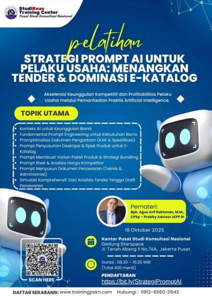 Strategi Prompt AI untuk Pelaku Usaha: Menangkan Tender & Dominasi E-Katalog