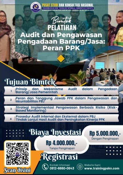 Audit dan Pengawasan Pengadaan Barang/Jasa: Peran PPK