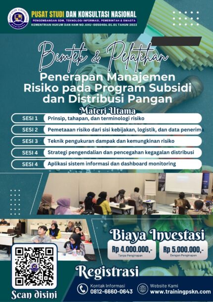 Pelatihan Penerapan Manajemen Risiko pada Program Subsidi dan Distribusi Pangan