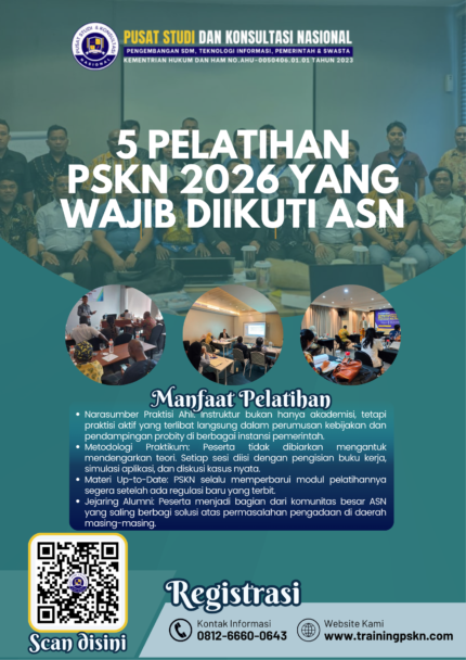 5 Pelatihan PSKN 2026 yang Wajib Diikuti ASN