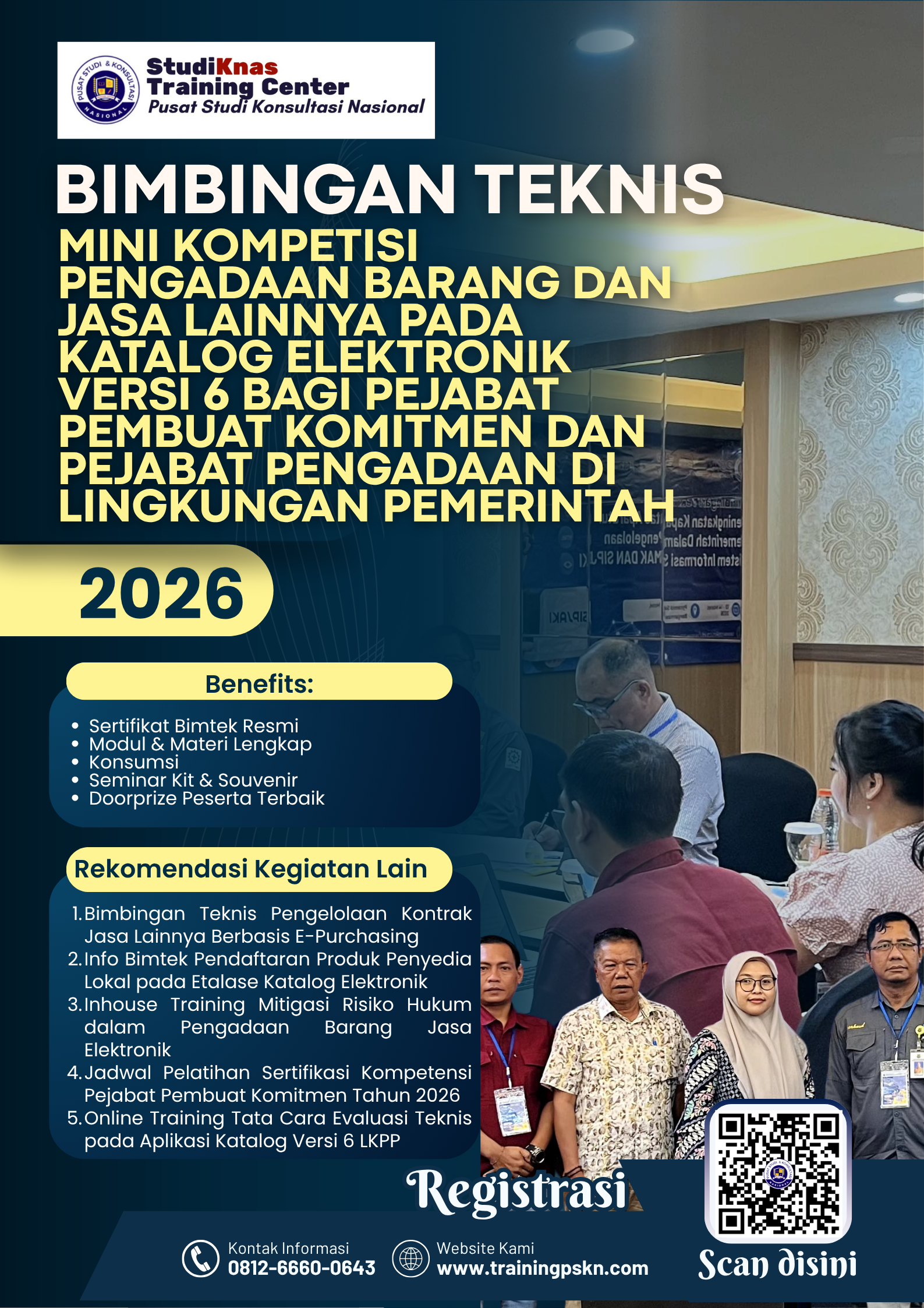 Bimbingan Teknis Mini Kompetisi Pengadaan Barang dan Jasa Lainnya pada Katalog Elektronik Versi 6 bagi Pejabat Pembuat Komitmen dan Pejabat Pengadaan di Lingkungan Pemerintah