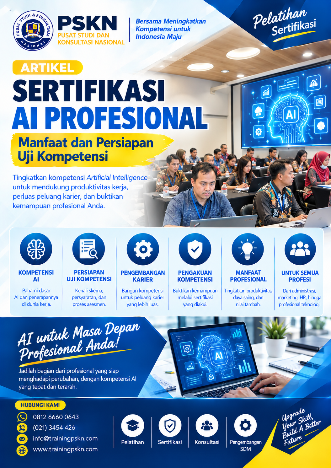 Sertifikasi AI profesional Sertifikasi AI untuk Profesional: Manfaat dan Persiapan Uji Kompetensi - Gambar 1
