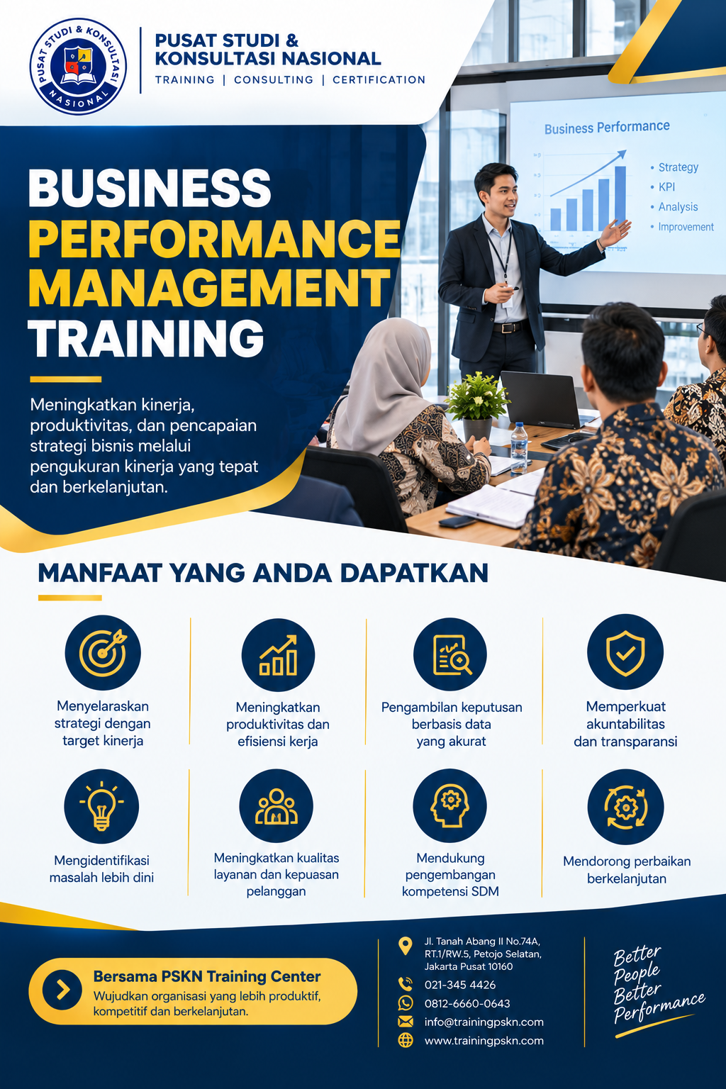 Pelatihan Kinerja Bisnis Profesional Business Performance Management Training: Strategi Meningkatkan Kinerja dan Produktivitas Organisasi - Gambar 1