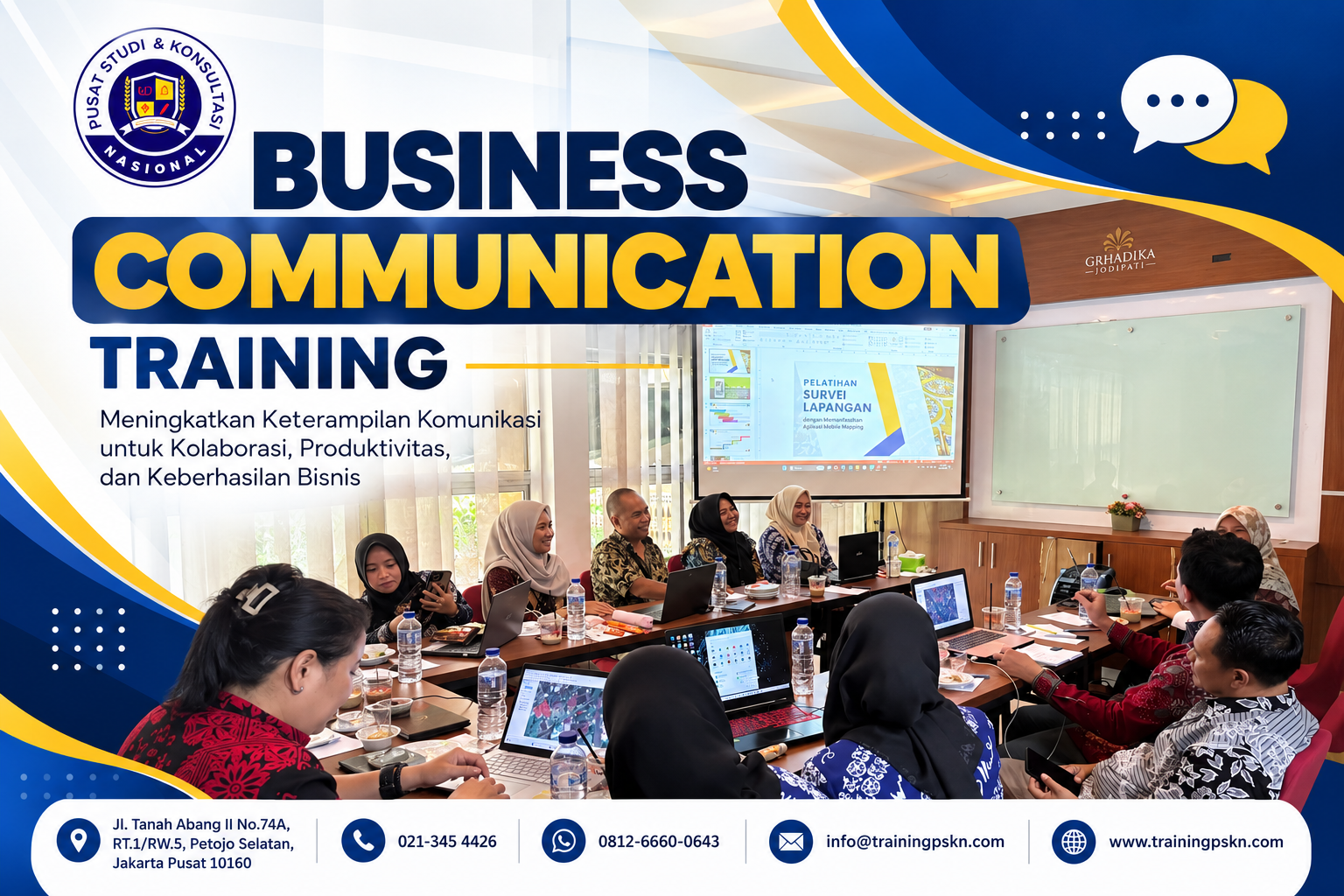 Pelatihan Komunikasi Bisnis Profesional Business Communication Training: Strategi Meningkatkan Komunikasi Profesional di Dunia Kerja - Gambar 1