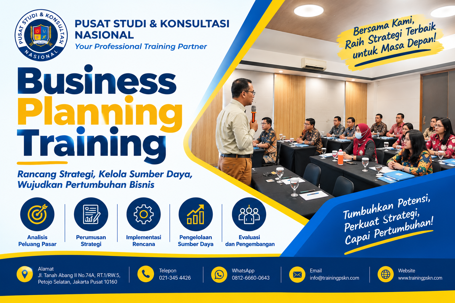 Pelatihan Perencanaan Bisnis Profesional Business Planning Training: Meningkatkan Kemampuan Perencanaan Bisnis untuk Pertumbuhan Perusahaan - Gambar 1